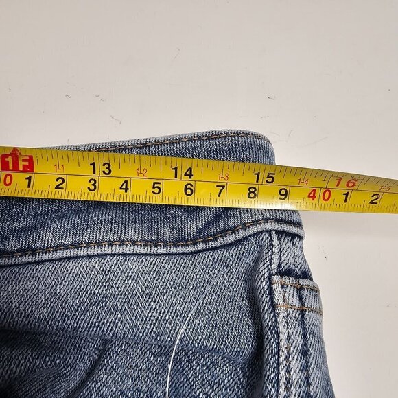 Free People High-Waisted Light Wash Ankle Skinny Jeans Cut off Women's Size 31 - Picture 13 of 16
